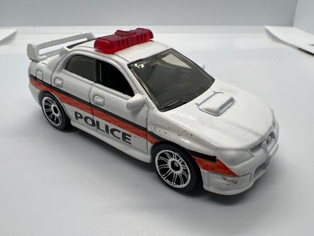 Matchbox 1 64 2007 Subaru Impreza WRX White Police Loose Sale