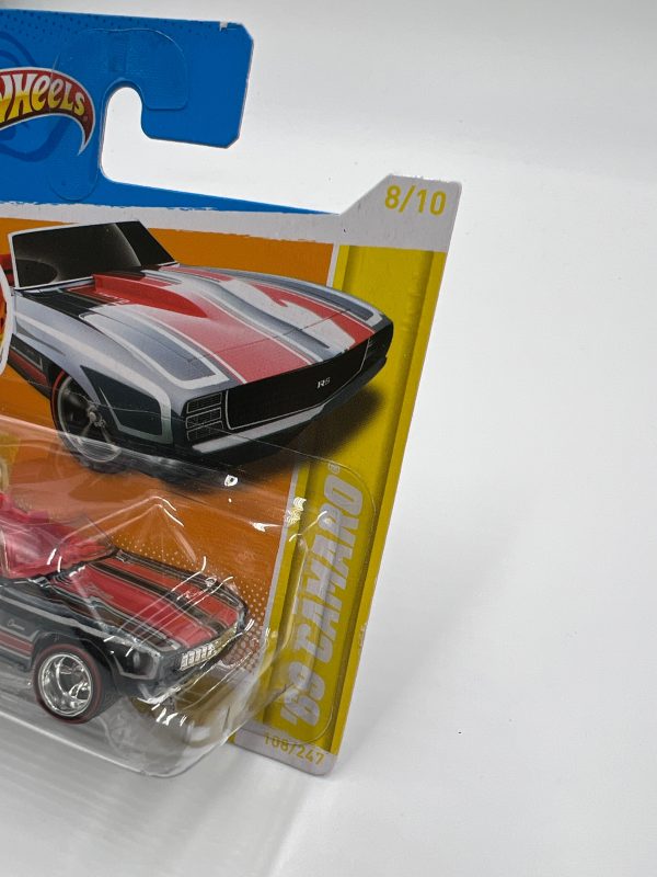 2012 Hot Wheels Super Treasure Hunt #108 69 Camaro Short Card W Protector VHTF Online