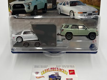 2024 Hot Wheels Team Transport #72 18 Toyota 4Runner & 89 Toyota Supra W Protector 278C For Cheap