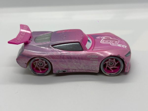 Disney Pixar Cars Fireball Beach Racers #36 Rich Mixon Tank Coat Pink Loose Chips Sale