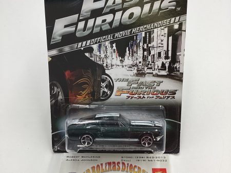 2013 Hot Wheels Fast and Furious #4 67 Ford Mustang Green Card Not Perfect 73G For Cheap