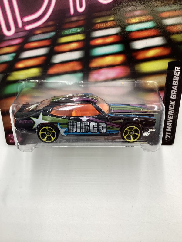 Hot wheels Jukebox Disco #20 71 Maverick Grabber Black 157F Supply