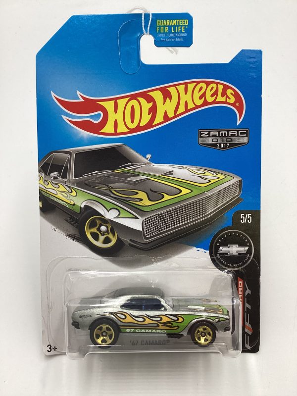 2017 Hot Wheels Camaro Fifty Zamac #18 1967 Camaro Walmart Exclusive 148C Sale