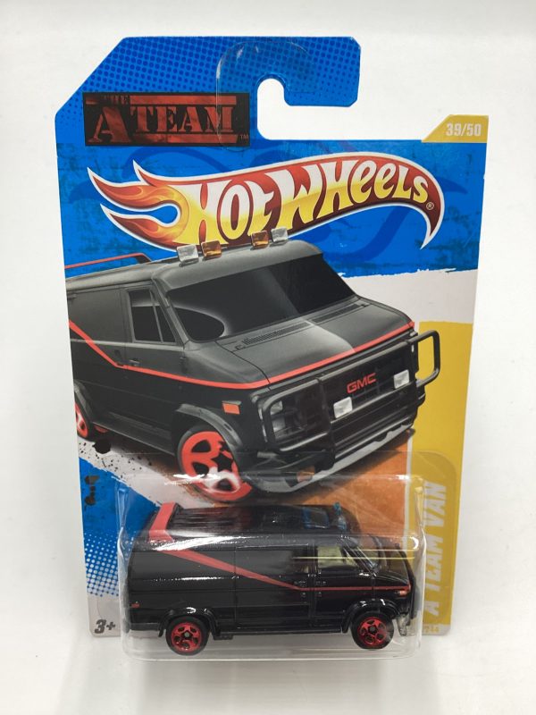 2011 Hot wheels #39 A Team Van Black with protector Online Hot Sale