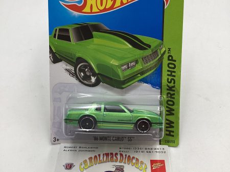 2015 Hot Wheels Kmart Exclusive #230 86 Monte Carlo Green 235A Online