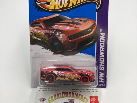 2013 Hot Wheels #192 12 Camaro ZL1 Red Solid Wheels 7B For Sale