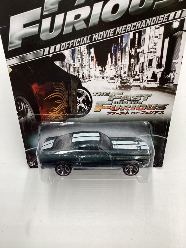 2013 Hot Wheels Fast and Furious #4 67 Ford Mustang Green Card Not Perfect 73G For Cheap