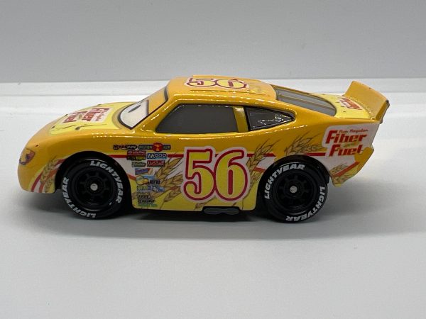 Disney Pixar Cars #42 Brusho Curber Fiber Fuel Yellow Loose Sale