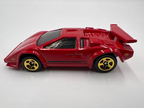 Hot Wheels 1 64 Walmart Exclusive Lamborghini Series  Lamborghini Countach LP500 Red Loose For Discount