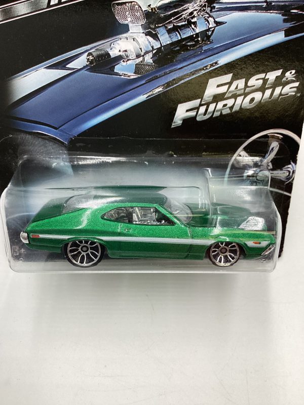 2014 Hot Wheels Fast & Furious #5 72 Ford Grand Torino Sport Green 69E For Discount