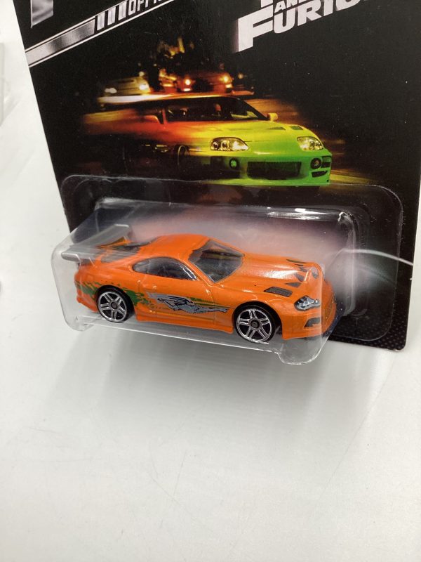 2013 Hot wheels Fast and Furious #2 Toyota Supra with Silver Wing W  protector For Sale