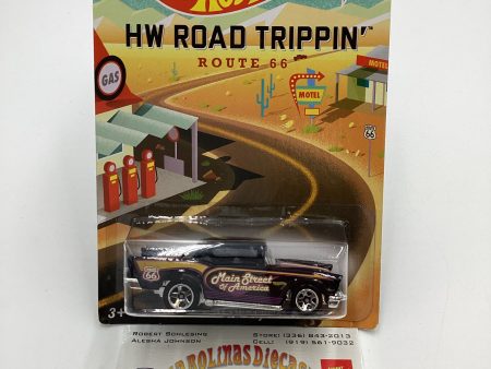 HW Road Trippin #9 57 Chevy Black 159D Online Hot Sale