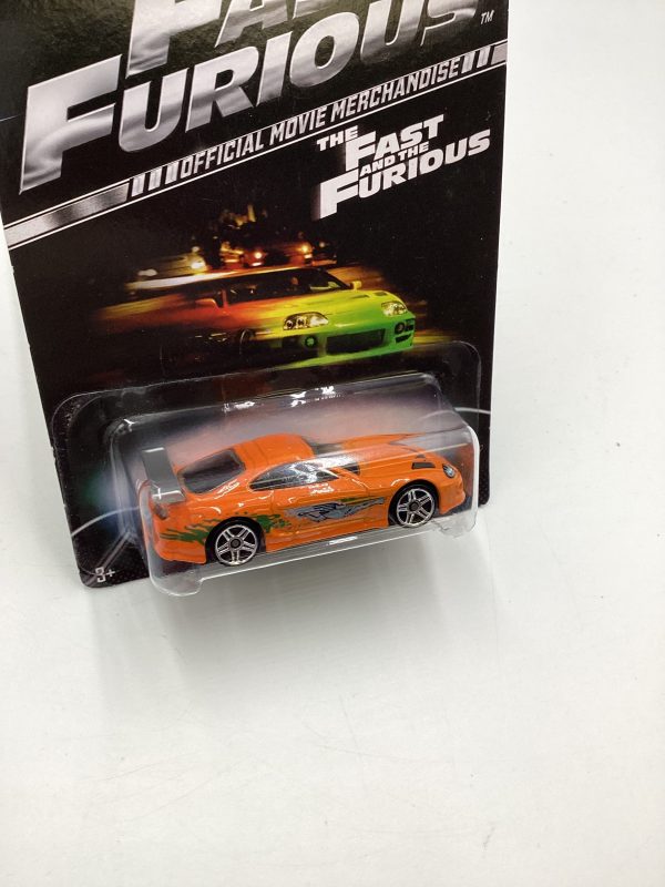 2013 Hot wheels Fast and Furious #2 Toyota Supra with Silver Wing W  protector For Sale