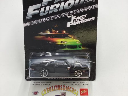 2013 Hot Wheels Fast and Furious #1 70 Dodge Charger R T Black. Card Not Perfect 72F Online Hot Sale