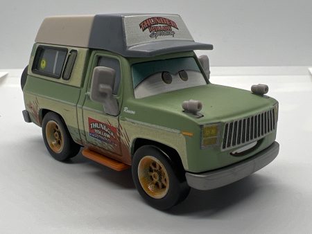 Disney Pixar Cars 3 Deluxe Roscoe Thunder Hauler Green Loose Online Hot Sale