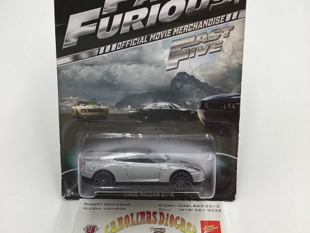 2013 Hot Wheels Fast and Furious #6 2009 Nissan GT-R Silver Card Not Perfect 73F Hot on Sale