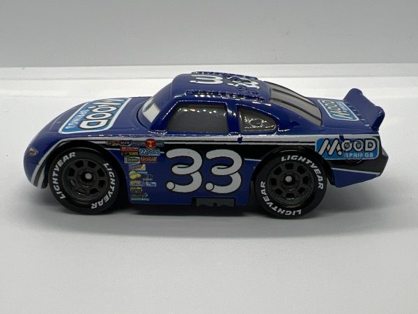 Disney Pixar Cars Dinoco 400 #33 Dud Throttleman Mood Springs Blue Loose Online Hot Sale