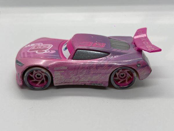 Disney Pixar Cars Fireball Beach Racers #36 Rich Mixon Tank Coat Pink Loose Chips Sale