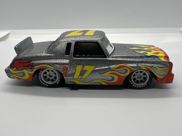 Disney Pixar Cars #17 Darrel Cartrip Silver Flames Loose For Cheap