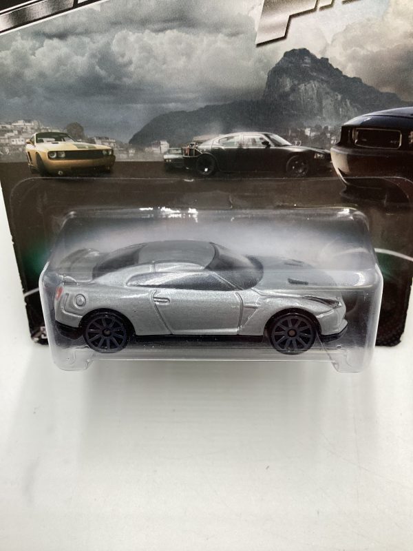 2013 Hot Wheels Fast and Furious #6 2009 Nissan GT-R Silver Card Not Perfect 73F Hot on Sale