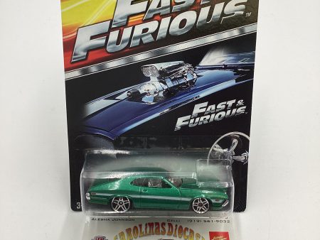 2015 Hot Wheels Fast & Furious #4 72 Ford Grand Torino Sport Green 69D Supply