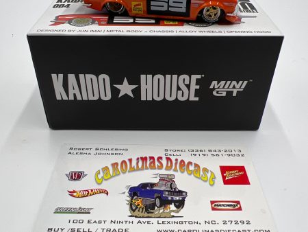 Mini GT Kaido House #004 Datsun 510 Pro Street Orange Cheap