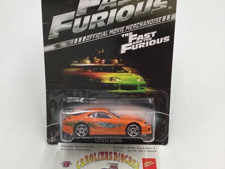 2014 Hot Wheels Fast & Furious #2 Toyota Supra Orange with Silver Wing and protector Discount