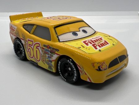 Disney Pixar Cars #42 Brusho Curber Fiber Fuel Yellow Loose Sale