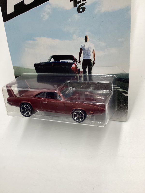 2016 Hot Wheels Fast & Furious #7 69 Dodge Charger Daytona Dark Red 70H Online