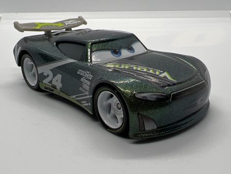 Disney Pixar Cars 3 #24 Chase Racelott Vitoline Green Loose Hot on Sale