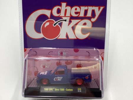 2024 M2 Machines Cherry Coke (Sirra Error) CHASE 1988 GMC Sierra 1500 Custom Purple A48 For Sale