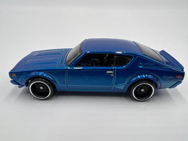 Hot Wheels 1 64 Nissan Skyline 2000 GT-R Blue Loose For Cheap