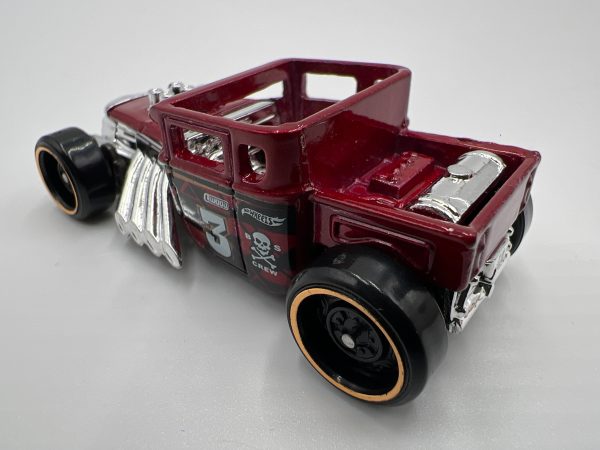 Hot Wheels 1 64 Bone Shaker #3 Red Loose Fashion