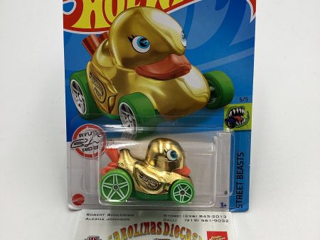 2022 Hot Wheels Treasure Hunt #139 Duck N Roll Gold 274A Online