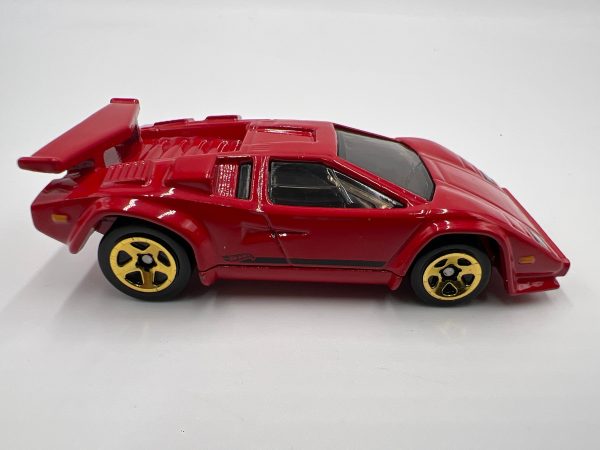 Hot Wheels 1 64 Walmart Exclusive Lamborghini Series  Lamborghini Countach LP500 Red Loose For Discount