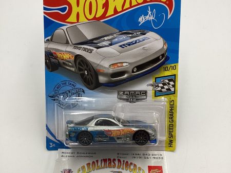 2019 Hot Wheels Zamac 011 #27 95 Mazda RX-7 Mad Mike 148 C Cheap