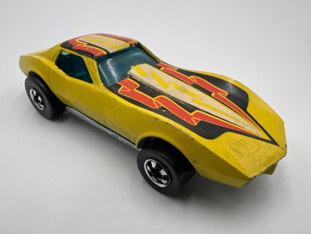 Hot Wheels 1 64 Blackwall Corvette Stingray Yellow Loose For Cheap