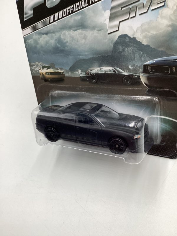 2013 Hot Wheels Fast and Furious Fast Five #8 11 Dodge Charger R T Matte Black 73F Cheap