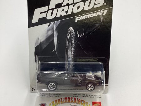 2016 Hot Wheels Fast and Furious #8 70 Dodge Charger R T Black 69H Online now