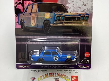 2024 Hot Wheels Japan Historics 4 #1 64 Prince Skyline GT Blue 242D For Sale