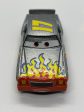 Disney Pixar Cars #17 Darrel Cartrip Silver Flames Loose For Cheap