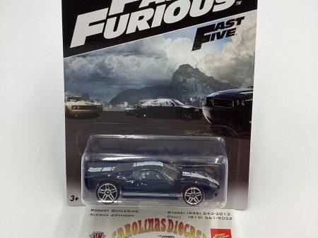 2016 Hot Wheels Fast & Furious #5 Ford Gt-40 Blue 69H For Cheap