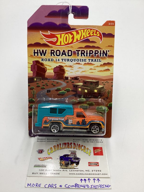 HW Road Trippin Road 14 Turquiose Trail #3 Backwoods Bomb Orange Blue 158E Sale