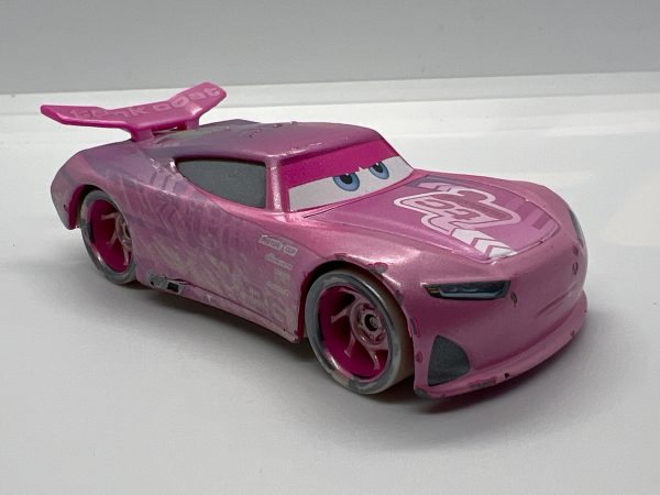 Disney Pixar Cars Fireball Beach Racers #36 Rich Mixon Tank Coat Pink Loose Chips Sale