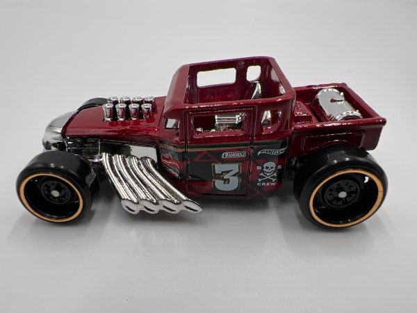 Hot Wheels 1 64 Bone Shaker #3 Red Loose Fashion