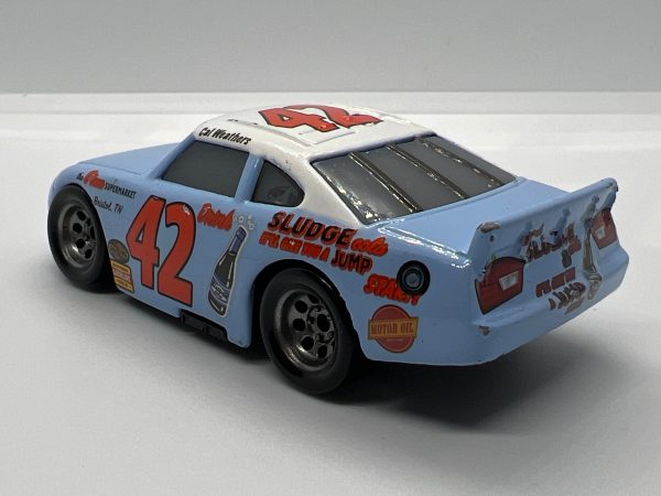 Disney Pixar Cars Thomasville Racing Legends #42 Cal Weathers Light Blue Loose on Sale