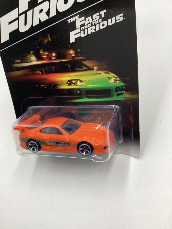 Hot Wheels 2016 Fast and furious #1 94 Toyota Supra Orange w protector Cheap