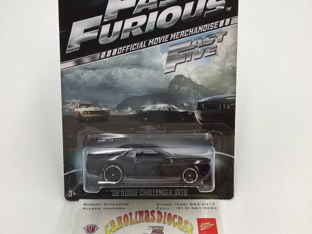 2014 Hot Wheels Fast and Furious Fast Five #6 08 Dodge Challenger SRT8 Black 71H For Cheap