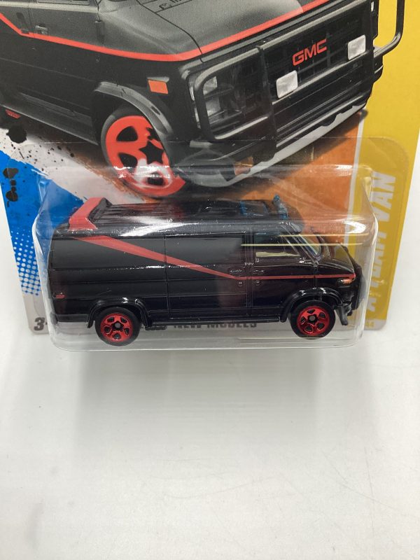 2011 Hot wheels #39 A Team Van Black with protector Online Hot Sale