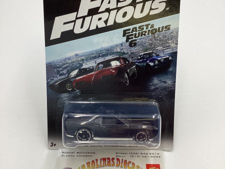 2016 Hot Wheels Fast and Furious 6 #6 08 Dodge Challenger SRT8 Black 70H Supply